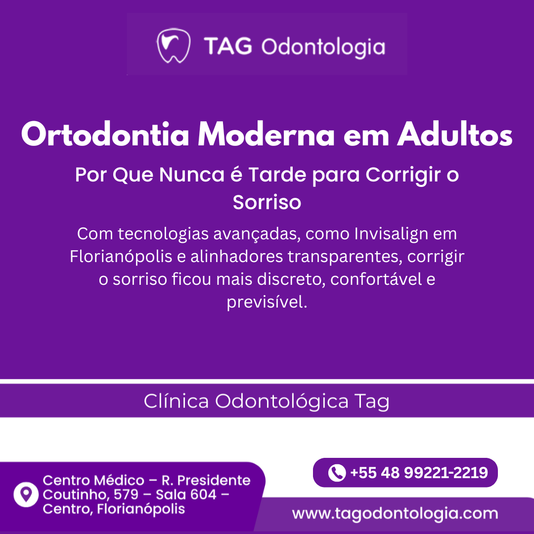 Ortodontia Moderna em Adultos Florianopolis