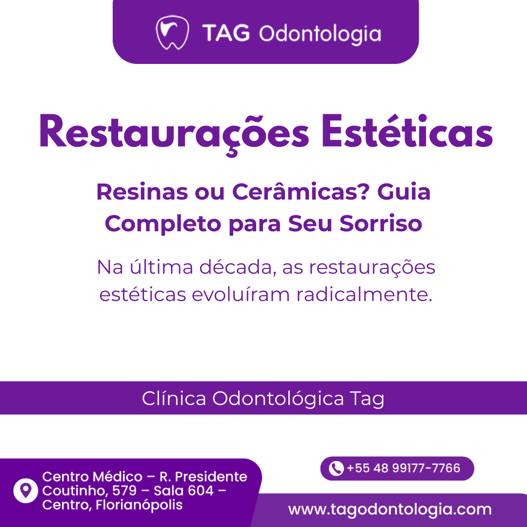 Restaurações Estéticas em Florianópolis: Resinas ou Cerâmicas? Guia Completo para Seu Sorriso